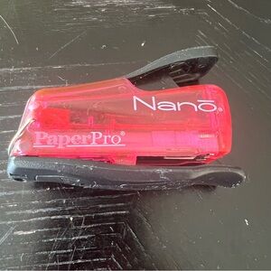 PaperPro Nano Mini Travel Pink Stapler